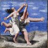 Pablo Picasso Women Running on the Beach